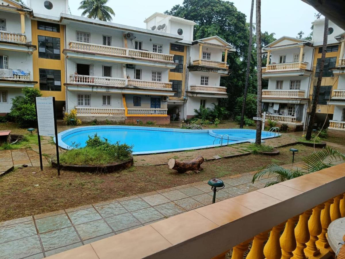 Contemporary Studio Apartment In Calangute, Goa Esterno foto
