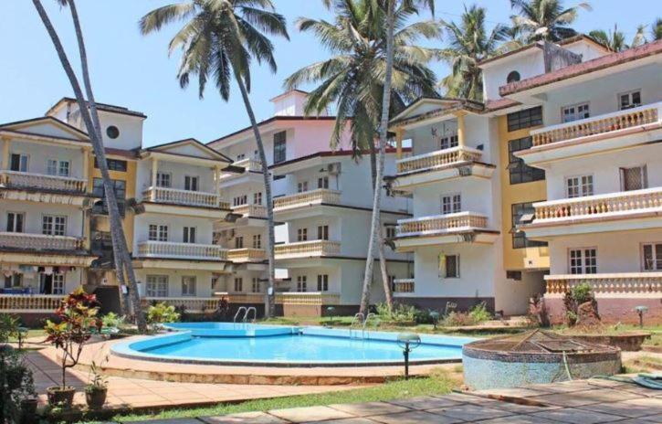 Contemporary Studio Apartment In Calangute, Goa Esterno foto